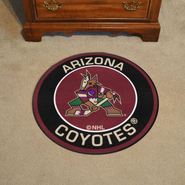Arizona Coyotes Roundel Rug - 27in. Diameter-18883