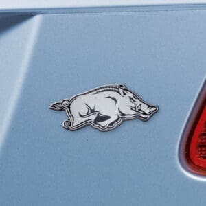 Arkansas Razorbacks 3D Chrome Metal Emblem-14809
