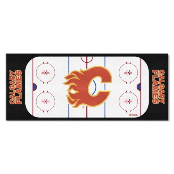 NHL - Calgary Flames - Rink Runner - 30in. x 72in. - Image 2