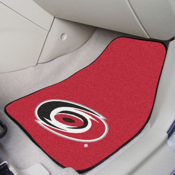 Carolina Hurricanes Front Carpet Car Mat Set - 2 Pieces-10529