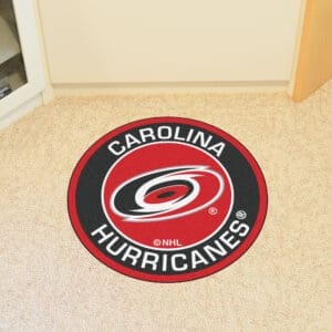 Carolina Hurricanes Roundel Rug - 27in. Diameter-18866