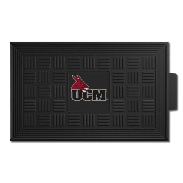 NCAA - University of Central Missouri Mules - Heavy Duty Vinyl Medallion Door Mat - 19.5in. x 31in. - Image 2