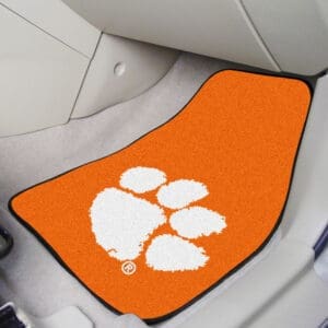 Clemson Tigers Front Carpet Car Mat Set - 2 Pieces