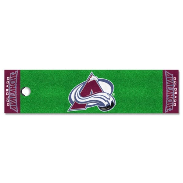 NHL - Colorado Avalanche - Putting Green Mat - 1.5ft. x 6ft. - Image 2