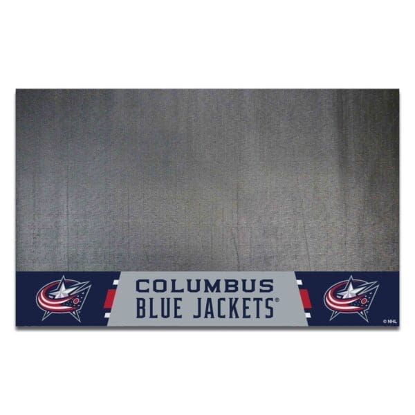 NHL - Columbus Blue Jackets - Vinyl Grill Mat - 26in. x 42in. - Image 2