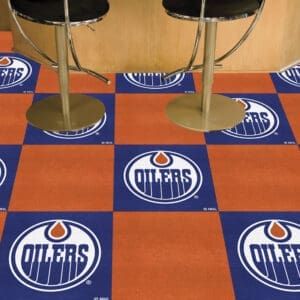 Edmonton Oilers Oilers Team Carpet Tiles - 45 Sq Ft.-10705