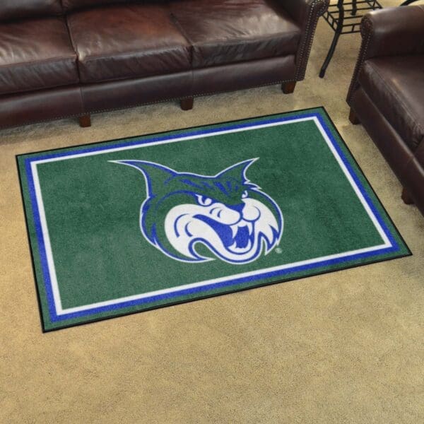 Georgia College Bobcats 4ft. x 6ft. Plush Area Rug-20171