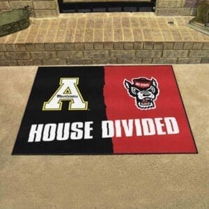 House Divided - NC State / Appalachian State House Divided House Divided Rug - 34 in. x 42.5 in.-20502