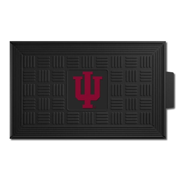 NCAA - Indiana University Hoosiers - Heavy Duty Vinyl Medallion Door Mat - 19.5in. x 31in. - Image 2