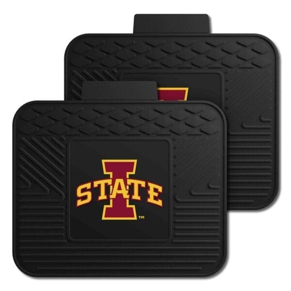 NCAA - Iowa State University Cyclones - Back Seat Car Utility Mats - 2 Piece Set - Image 2