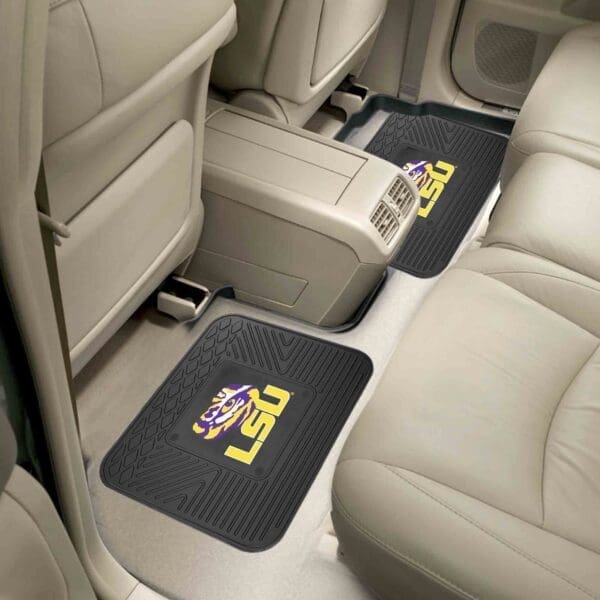 LSU Tigers Back Seat Car Utility Mats - 2 Piece Set-12261