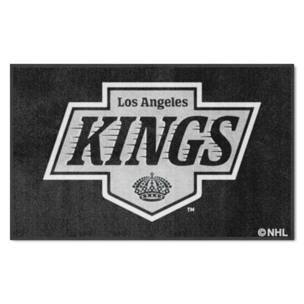 NHL - Los Angeles Kings - 4X6 High-Traffic Mat with Durable Rubber Backing - Landscape Orientation - Image 2