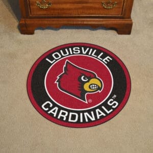 Louisville Cardinals Roundel Rug - 27in. Diameter-18615