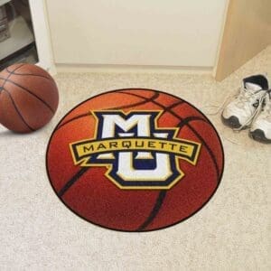 Marquette Golden Eagles Basketball Rug - 27in. Diameter-1604