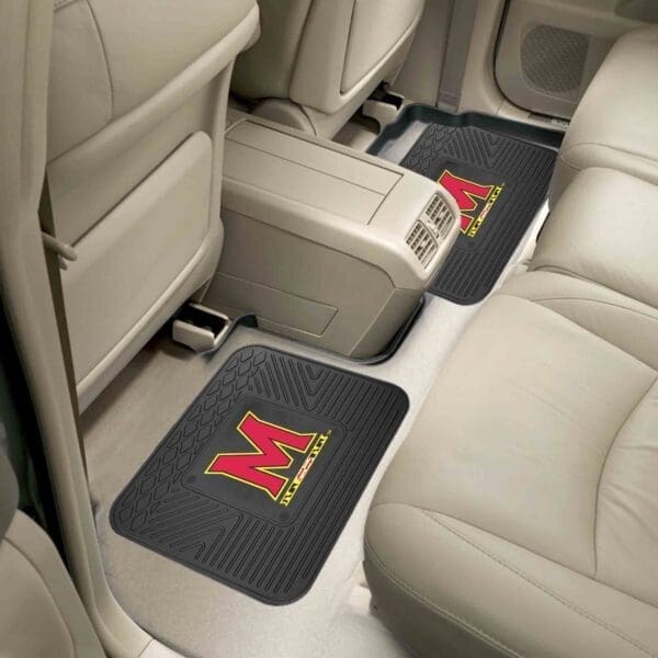 Maryland Terrapins Back Seat Car Utility Mats - 2 Piece Set-12286