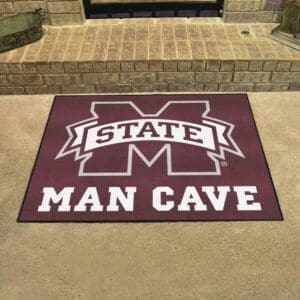 Mississippi State Bulldogs Man Cave All-Star Rug - 34 in. x 42.5 in.-14573