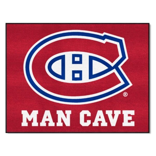 NHL - Montreal Canadiens - Man Cave All-Star Rug - 34 in. x 42.5 in. - Image 2