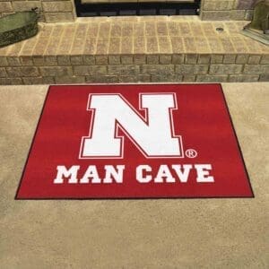 Nebraska Cornhuskers Man Cave All-Star Rug - 34 in. x 42.5 in.-14681
