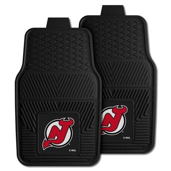 NHL - New Jersey Devils - Heavy Duty Car Mat Set - 2 Pieces - Image 2