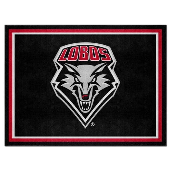 NCAA - University of New Mexico Lobos - 8ft. x 10 ft. Plush Area Rug - Image 2