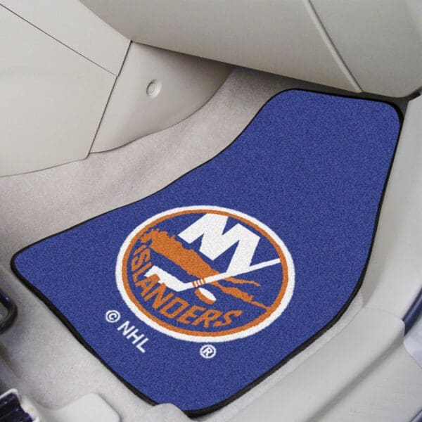 New York Islanders Front Carpet Car Mat Set - 2 Pieces-10463