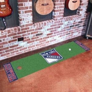 New York Rangers Putting Green Mat - 1.5ft. x 6ft.-10475