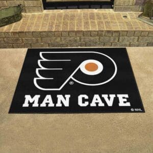 Philadelphia Flyers Man Cave All-Star Rug - 34 in. x 42.5 in.-14469