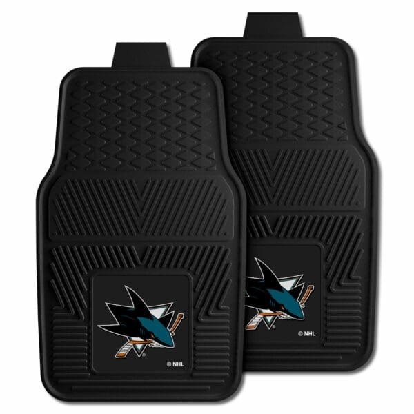 NHL - San Jose Sharks - Heavy Duty Car Mat Set - 2 Pieces - Image 2