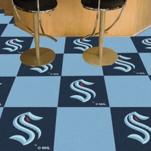 Seattle Kraken Team Carpet Tiles - 45 Sq Ft.-30099