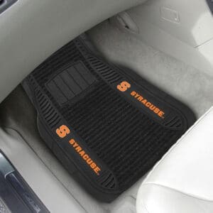 Syracuse Orange 2 Piece Deluxe Car Mat Set-14725