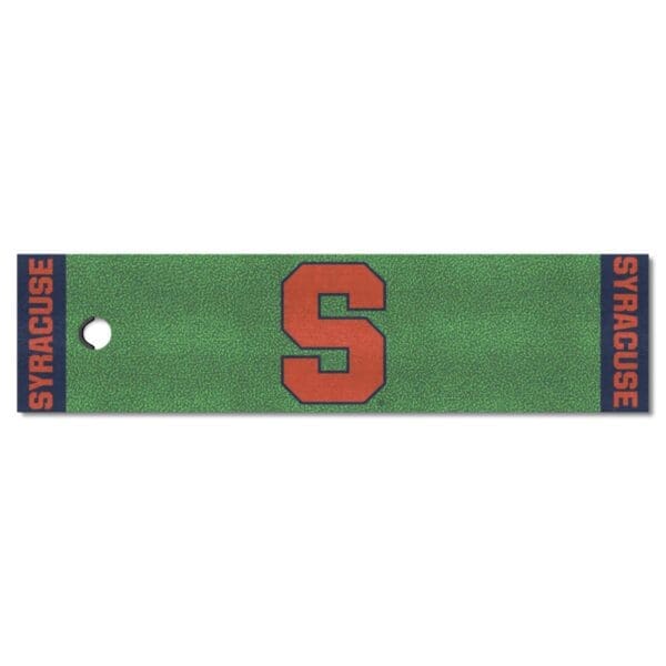 NCAA - Syracuse University Orange - Putting Green Mat - 1.5ft. x 6ft. - Image 2