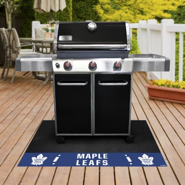 Toronto Maple Leafs Vinyl Grill Mat - 26in. x 42in.-14251