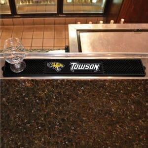 Towson Tigers Bar Drink Mat - 3.25in. x 24in.-17126