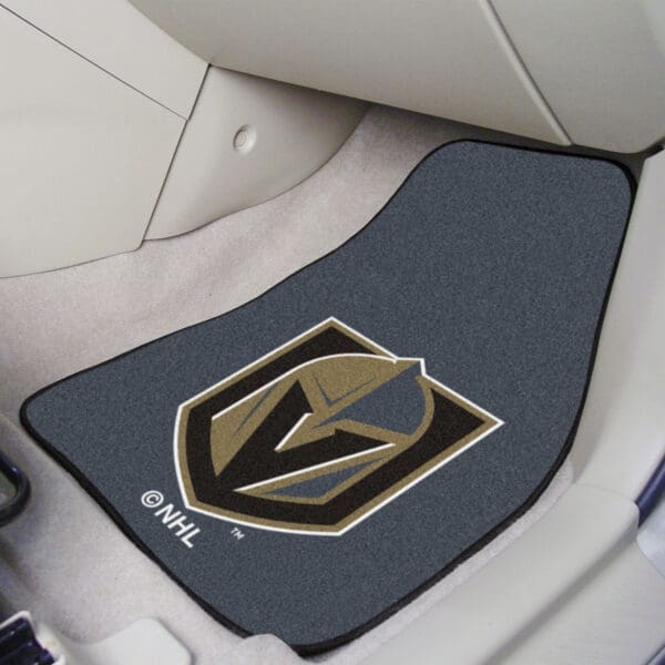 Vegas Golden Knights Front Carpet Car Mat Set - 2 Pieces-22899