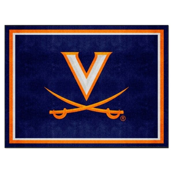 NCAA - University of Virginia Cavaliers - 8ft. x 10 ft. Plush Area Rug - Image 2