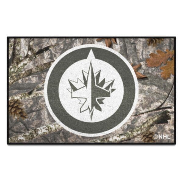 NHL - Winnipeg Jets - Camo Starter Mat Accent Rug - 19in. x 30in. - Image 2