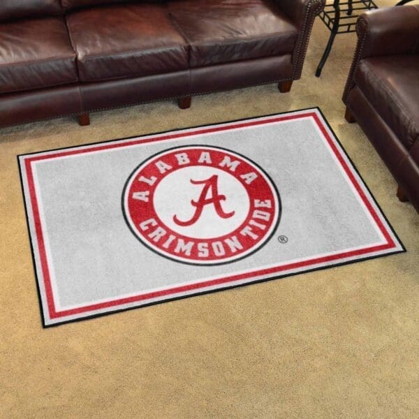 Alabama Crimson Tide 4ft. x 6ft. Plush Area Rug