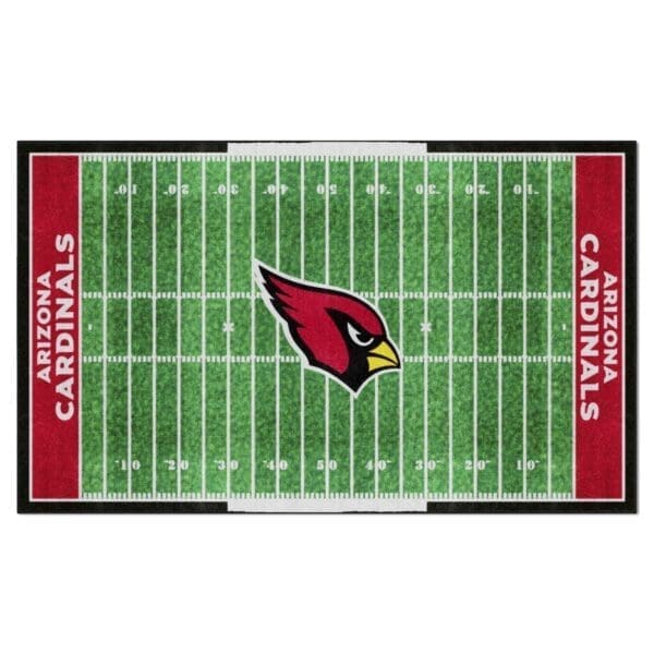 NFL - Arizona Cardinals - 6 ft. x 10 ft. Plush Area Rug - Image 2
