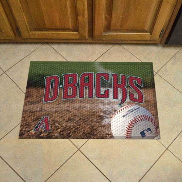 Arizona Diamondbacks Rubber Scraper Door Mat-19004