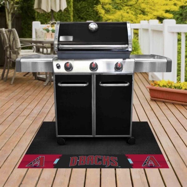 Arizona Diamondbacks Vinyl Grill Mat - 26in. x 42in.-12144