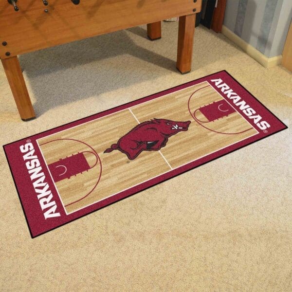 Arkansas Razorbacks Court Runner Rug - 30in. x 72in.-8259