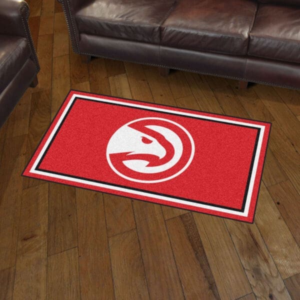 Atlanta Hawks 3ft. x 5ft. Plush Area Rug-19827