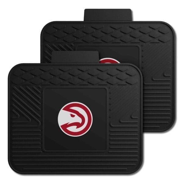 NBA - Atlanta Hawks - Back Seat Car Utility Mats - 2 Piece Set - Image 2