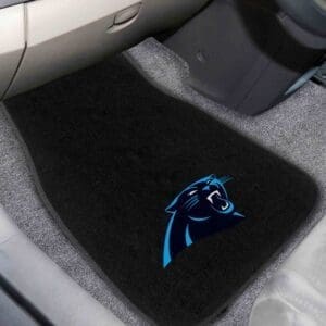 Carolina Panthers Embroidered Car Mat Set - 2 Pieces-17130