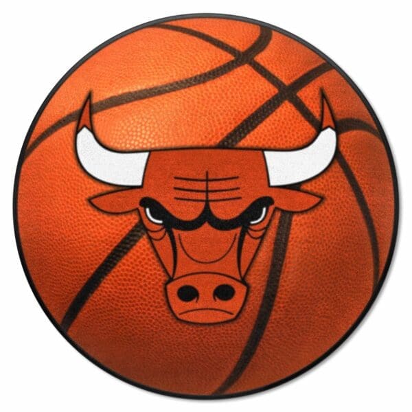 NBA - Chicago Bulls - Basketball Rug - 27in. Diameter - Image 2