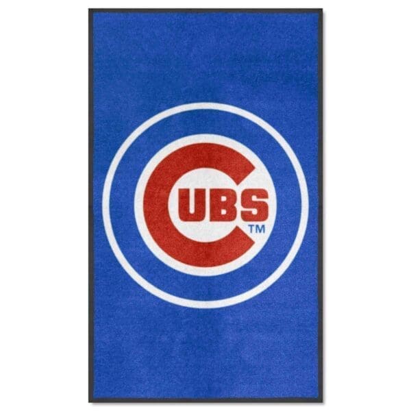 MLB - Chicago Cubs - 3X5 High-Traffic Mat with Durable Rubber Backing - Portrait Orientation - Image 2