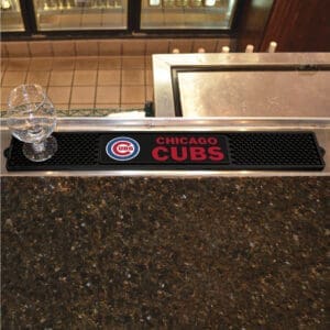 Chicago Cubs Bar Drink Mat - 3.25in. x 24in.-14042