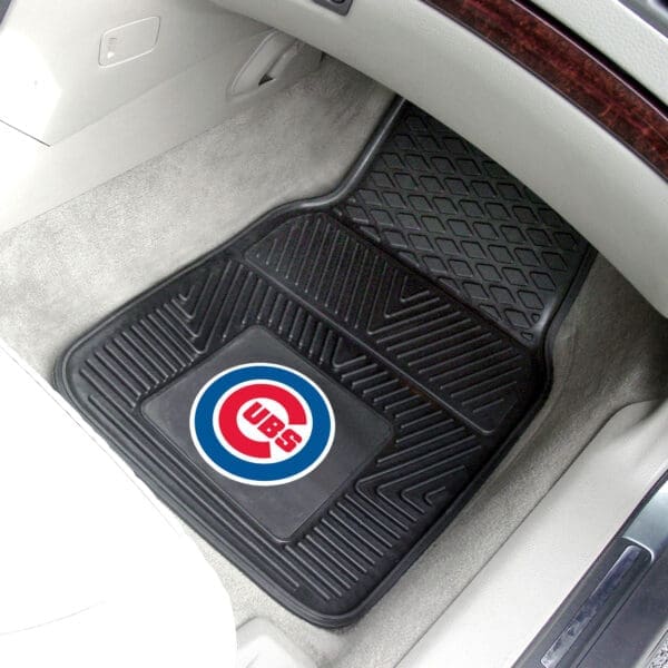 Chicago Cubs Heavy Duty Car Mat Set - 2 Pieces-8782
