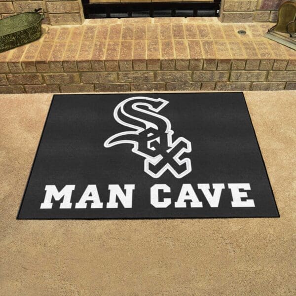 Chicago White Sox Man Cave All-Star Rug - 34 in. x 42.5 in.-22392