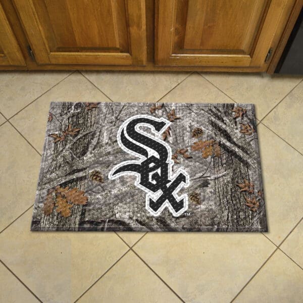 Chicago White Sox Rubber Scraper Door Mat Camo-19015